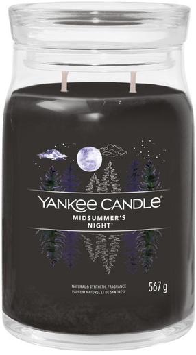 Žvakė, aromatinė Yankee Candle Midsummer's Night, 90 h, 567 g, juoda sp.