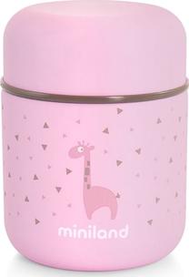 Termosas maistui Miniland Mini ML89245, 280 ml, 0 mėn., 7 cm, nerūdijantysis plienas, rožinė sp.