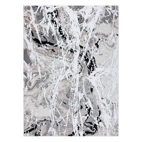 Kilimas vidaus Hakano Mosse Abstract, juoda sp./pilka sp./smėlio sp., 150 cm x 80 cm