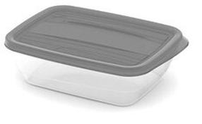 Dėžutė maistui Curver Vedo, 0.5 l, 15 cm x 12 cm, skaidri sp./pilka sp.