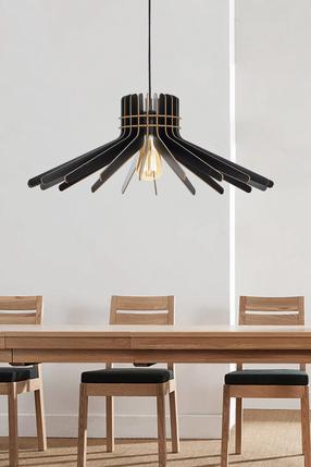 Valgusti rippuv Opviq Chandelier Boomerang, E27, must v. / must v.