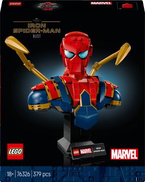 Конструктор LEGO® Marvel Бюст Железного паука 76326, 379 шт.