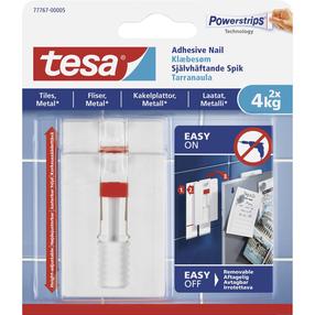 Kabliukai rėmeliui pakabinti Tesa Powerstrips, balta sp.