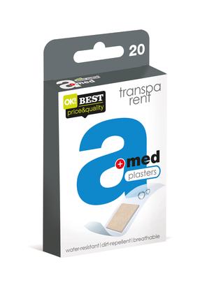 Пластырь AMED Transparent, 20 шт.
