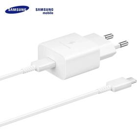 Kelioninis įkroviklis Samsung EP-TA1510, USB Type C, 100 cm, balta sp., 15 W