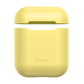 Kõrvaklappide ümbris Baseus Silica Series Ultra-Thin, kollane v.