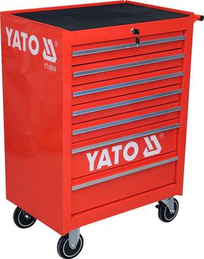 Тележки для инструментов Yato YT-0914, 68 см x 45.8 см x 99.5 см, красный цв.