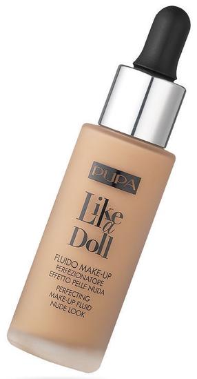 Šķidrā grima bāze Pupa Like A Doll, 030 natural beige, 30 ml