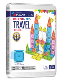 Magnetinis konstruktorius Magna-Tiles Travel Deluxe, 55 vnt., įvairių spalvų