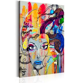 Reprodukcija Artgeist Colourful Thoughts KR33, 20 cm x 30 cm