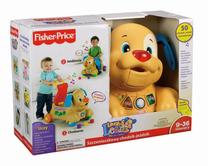Edukacinis žaislas Mattel Fisher Price Laugh & Learn Stride-To-Ride Puppy, įvairių spalvų