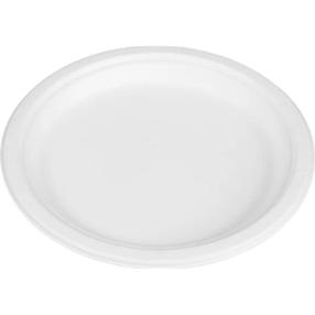 Vienkartinės lėkštės Mixpack Bagasse, Ø 22.5 cm, 22.5 cm, 50 vnt.