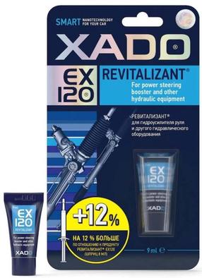 Stūres pastiprinātāja un citu hidraulisko sistēmu atdzīvinātājs Xado Revitalizant EX120, 9 ml