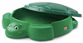 Smėlio dėžė Little Tikes Turtle Sandbox, 98.42 x 109 cm, su dangčiu, žalia sp., 5.08 kg