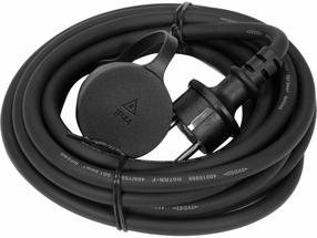 Buitinis ilgintuvas Yato YT-81121, 3 x 1,5 mm², 5 m, IP44, 1 lizdo, juoda sp.