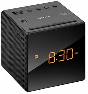 Radijo žadintuvas Sony ICF-C1, juoda sp.