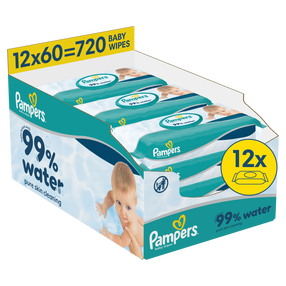 Puhastuslapid beebidele Pampers Aqua, 720 tk