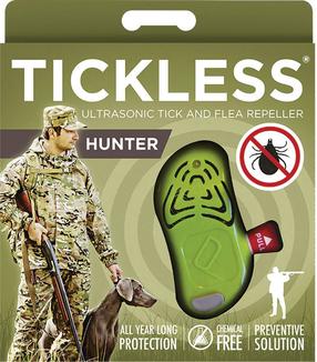 Ultraskaņas ērču atbaidītājs blusas Tickless Hunter, 6 cm x 2.7 cm, zaļa krās.