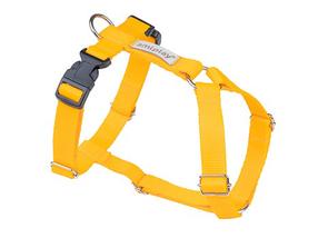 Petnešos šunims Amiplay Guard Samba, geltona sp., 250 - 320 mm x 10 mm, XS