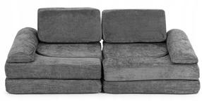 Modulinė sofa EcoToys TMSRT-17-GY, pilka sp., 62 x 57 cm x 9 cm