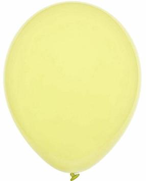 Balonu komplekti ovāls 30 cm, dzeltena krās., 100 gab.