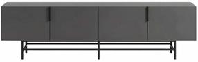 Televizoriaus spintelė Kalune Design Eldia, antracito sp./juoda sp., 35 cm x 200 cm x 55 cm