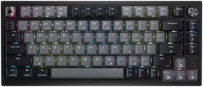 Bezvadu spēļu tastatūra Corsair K65 Plus CH-91D401L-NA Corsair MLX Red, Angļu (US), melna krās./pelēka krās.