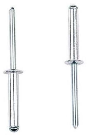 Kniedės Masterfix 1031, 3 mm x 4 mm, 1000 vnt.