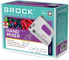 Rankinis plakiklis Brock HM 5003 WH, balta sp.