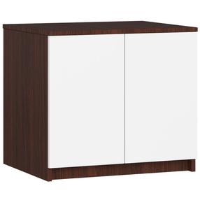 Spintelė Akord S60, balta sp./riešuto sp., 50 cm x 60 cm x 55 cm