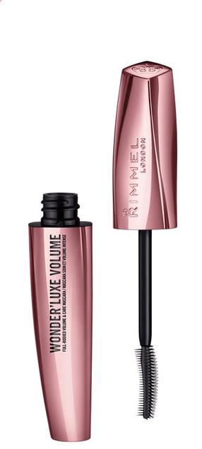 Blakstienų tušas Rimmel London Wonder Luxe Volume, 11 ml, extreme black sp. 3
