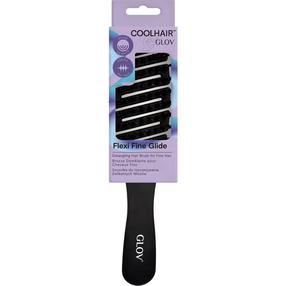Juuksehari Wet Brush Glov Flexi Fine Glide, must v.