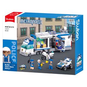 Konstruktors Sluban Police Metropolis M38-B1219, daudzkrāsaina