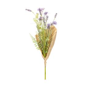 Dirbtinių gėlių puokštė Domoletti, violetinė sp., 79 cm