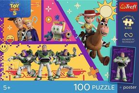 Dėlionė Trefl Toy Story 16556, 27.5 cm x 41 cm, 100 vnt., įvairių spalvų