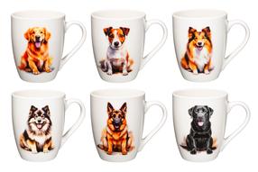 Puodelis 4Living Dog 653088, (spalva/dizainas parenkami atsitiktine tvarka), 0.34 l