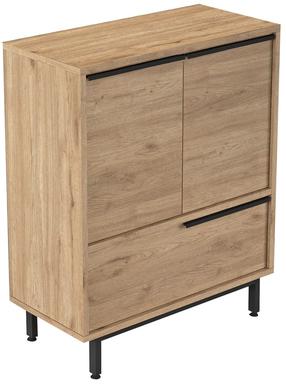 Batų spintelė Kalune Design ON8C-S, riešuto sp., 74.8 cm x 35.5 cm x 90.4 cm