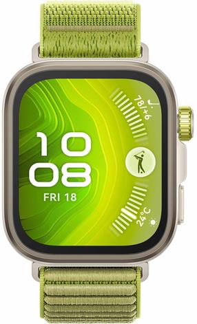 Išmanusis laikrodis Huawei Watch Fit 4 Pro Seiya-B29W, žalia sp./titanium