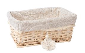 Grozs Home4you Willi Tassel 61035, kokvilna/zari, 33 cm x 20 cm, brūna krās./brūngans krās.