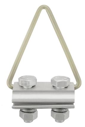 Крепление Qoltec Bracket cable terminal 4-8mm | 2kN, 60 x 40 мм, серебристый цв.