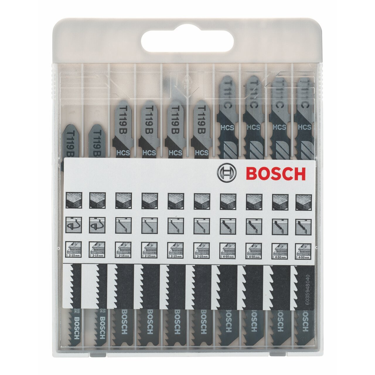 Saetera komplekt Bosch X-Pro Line, 10 tk
