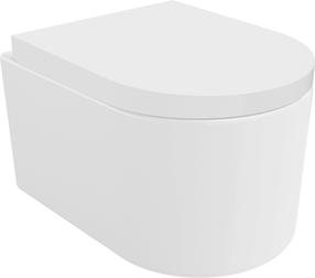 WC-pott, seinapealne Mexen Sofia Rimless, kaanega, 360 mm x 480 mm