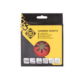 Šlifavimo diskas Forte Tools 100, FIBRA, 100, 12.5 cm x 12.5 cm, Ø 12.5 cm, 5 vnt.