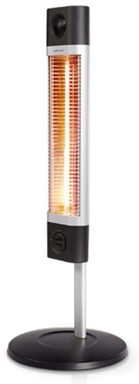 Infraraudonųjų spindulių šildytuvas Veito CH1800 XE, 1.7 kW, Sidabro sp./Juoda sp.