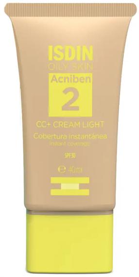 CC kreem Isdin Acniben Instant Coverage, SPF 30, light, 40 ml