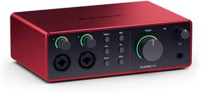 Garso sąsaja Focusrite Scarlett 4i4 4th Gen, raudona sp.