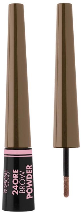Antakių šešėliai Deborah Milano 24Ore Brow powder, 1 g, rusva sp. 1