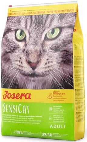 Kuiv kassitoit Josera Sensicat Adult Sensitive, linnuliha, 10 kg
