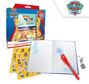 Radošais komplekts Nickelodeon Paw Patrol Secret Ink Diary, daudzkrāsains