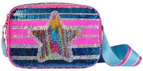 Bērnu rokassoma Fun time,FTGL-CB04A, zila krās./rozā krās./daudzkrāsaina, 15 cm x 22 cm x 7 cm